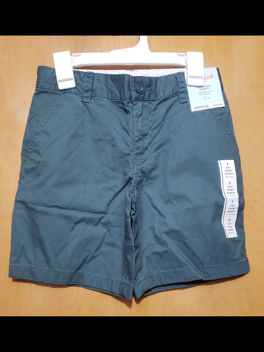 Cat & Jack Teal Flat-Front Kids' Shorts